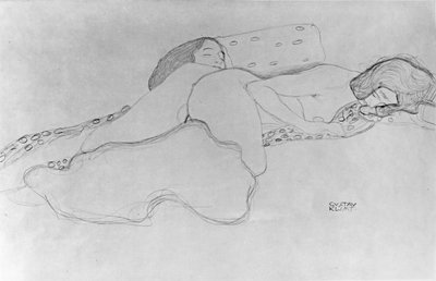Due donne addormentate da Gustav Klimt